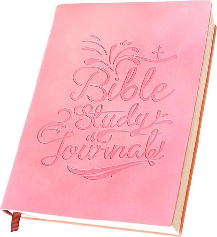 Bible Study Journal Notebook - S.O.A.P method Bible Study Supplies Church Notes Notebook Daily Devotional Notebook Prayer Journal Note Taking & Journaling Kit Faith Based Religious Gifts for Men Women, Pink in Kuwait