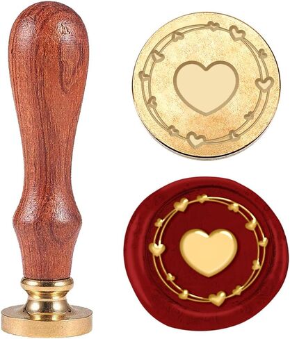 3D Lily of The Valley Wax Seal Stamp Embossed Stamp Sealing Removable 1" Flower Brass Wax Seal Stamp Head with Wooden Handle Sealing Wax for Wedding Invitations Envelopes Gift Packing Craft in Kuwait