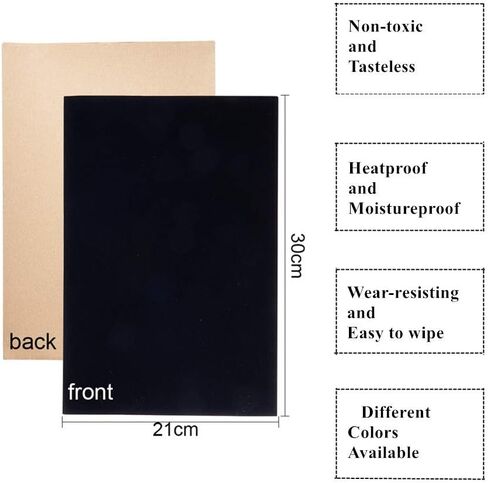 Benecreat 20pcs Halloween Black Velvet Fabric Sticky Locky Lockistive Leafs ، ​​A4 ورقة (8.3 "× 11.8") ، متعددة الأغراض المتينة ذاتية مقاومة للفنون لفن المهرجان وصنع الحرف in Saudi Arabia