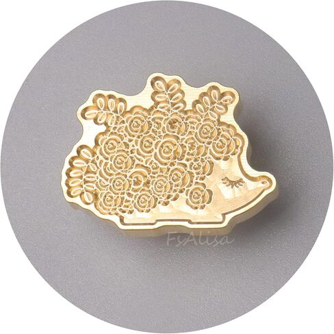 fsalisa Animal Sealing Wax Stamp Plant Wax Seal Stamp Vintage Removable Brass Head Wooden Handle for Wedding Invitations, Cards Envelopes, Wine Packages, Gift Wrapping (Strawberry) in Saudi Arabia