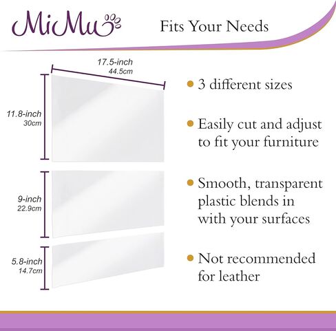 MIMU Cat Furniture Protector Sheets - حماة أثاث خدش من البلاستيك 10 بكلك in Kuwait