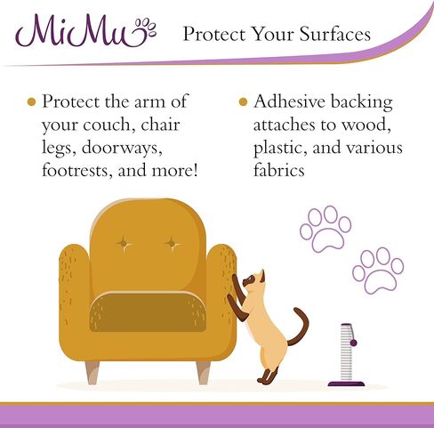 MIMU Cat Furniture Protector Sheets - حماة أثاث خدش من البلاستيك 10 بكلك in Kuwait