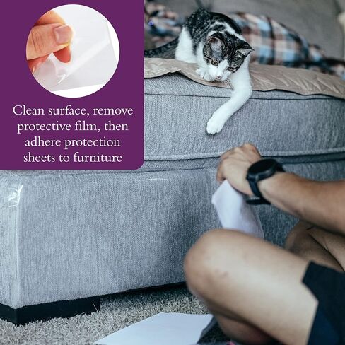 MIMU Cat Furniture Protector Sheets - حماة أثاث خدش من البلاستيك 10 بكلك in Kuwait