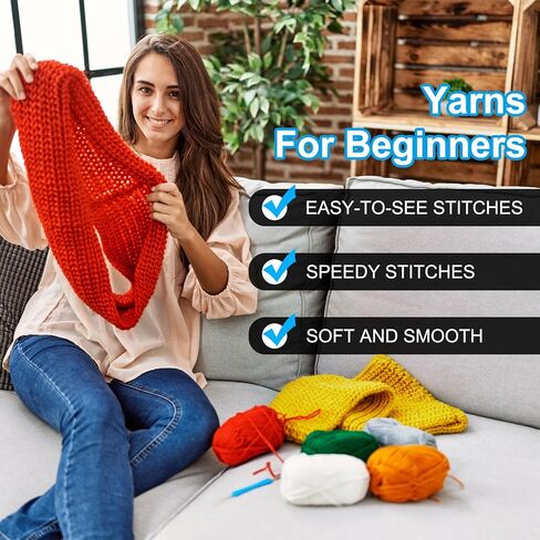 Cotton Yarn,100% Cotton Soft Knitting Yarn [for Hand DIY Bag Cushion Crocheting Knitting Project Home Decor] -3 Skeins of 150g/5.29oz(Per Skein 50g/109yards)/Coffee in Saudi Arabia