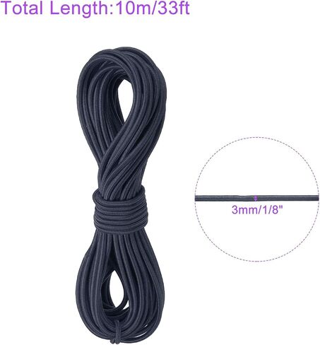 Dmiotech 1/8 "(3mm) 33ft (10m) مرونة سلسلة الحبل المجوهر in Kuwait