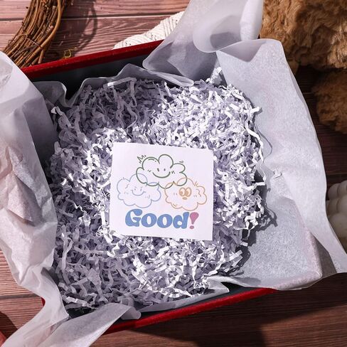 VGOODALL 2LB ورق مقصوص مجعد، ورق قصاصات أسود ممزق لسلة الهدايا لملء عيد الهالوين وعيد الميلاد وحفلات أعياد الميلاد وصناديق تغليف لوازم الحشو in Saudi Arabia