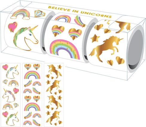 Mrs. Grossman's All Heart Gift Box with 3 Sticker Rolls Including Over 175 Heart Stickers in 3 Different Sizes - Premium Finish for Collecting, Scrapbooking and Decoration, Kids and Adults in Kuwait