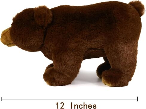 Ice King Bear Realistic Brown Bear Stuffed Animal Plush Toy 12 Inches (Original) in Saudi Arabia