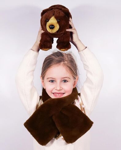 Ice King Bear Realistic Brown Bear Stuffed Animal Plush Toy 12 Inches (Original) in Saudi Arabia