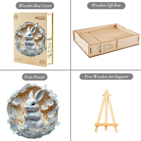 ألغاز Kaayee الخشبية للبالغين ، تأثير الرؤية ثلاثية الأبعاد للألغاز الخشبية الخشبية ، 200pcs شكل فريد من نوعه على شكل خشب حيوان ، فريد ثلاثي الأبعاد ، هدايا عيد ميلاد الأسلحة المسطحة (M-11.4 * 11.2in) in Kuwait