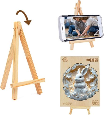 ألغاز Kaayee الخشبية للبالغين ، تأثير الرؤية ثلاثية الأبعاد للألغاز الخشبية الخشبية ، 200pcs شكل فريد من نوعه على شكل خشب حيوان ، فريد ثلاثي الأبعاد ، هدايا عيد ميلاد الأسلحة المسطحة (M-11.4 * 11.2in) in Kuwait