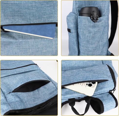 حقيبة الظهر Zavothy Laptop Backpack للنساء الرجال يسافرون على ظهر حقيبة الظهر على ظهر حقيبة ظهر للنساء للنساء الأسود in Kuwait