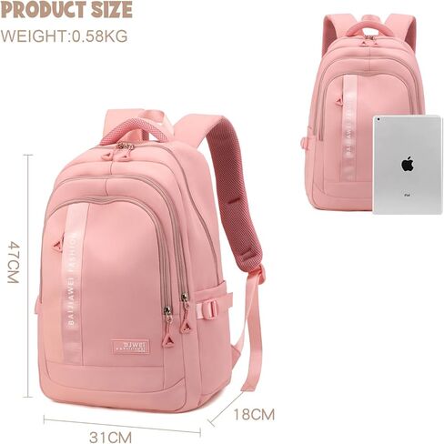 MYHOZEE Black Backpack for Men, 15.6 Laptop Backpacks Casual Bookbag Aesthetic Daypack Men Travel Work in Saudi Arabia