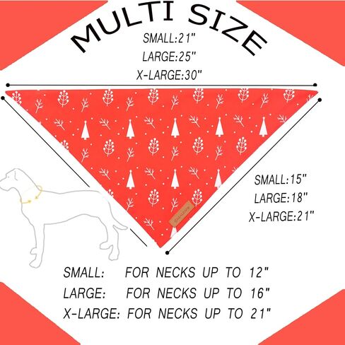 Realeaf 4th of July Dog Bandanas 2 Pack, Reversible American Flag Pet Scarf for Boy and Girl, Premium Durable Fabric, Patriotic Bandana for Medium and Large Dogs (Large) in Kuwait
