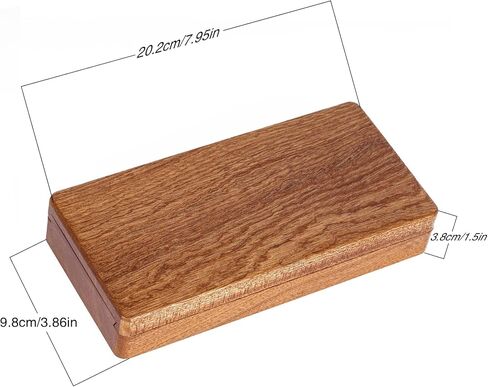 Wooden DND Dice Case with Magnetic Lid for Storing Multiple Sets of 7 Polyhedral Dice for D&D Tabletop Games in Saudi Arabia