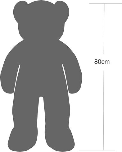 Big Teddy Bear Stuffed Animal Plush Teddy Bear with Scarf for Children Girls Girlfriends (31 Inches, Dark Brown) in Saudi Arabia