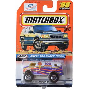 Matchbox Chevy Van Snack Truck, White/Purple #96
