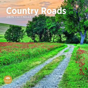 Bright Day Calendars 2025 Country Roads Monthly Wall Calendar - Beautiful Landscape Photography Gift (12 x 12 Inch) in Kuwait