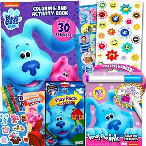 Bendon Blue's Clues and You! Coloring and Activity Book Set – Bundle with Blues Clues Coloring Books, Blues Clues Imagine Ink, and Blues Clues Stickers
