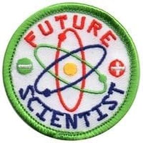 Lunch Money Future Scientist STEM Research Science Embroidered Iron on Patch Perfect for Jackets, Hats, Backpacks and More