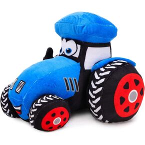 Toyland® 21cm (8 Inch) Plush Farm Tractor - Boys & Girls Bedroom Decoration (Blue)
