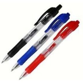Integra : Gel Pen,Retractable,Permanent,.5mm Point,Red Barrel/Ink -:- Sold as 2 Packs of - 12 - / - Total of 24 Each