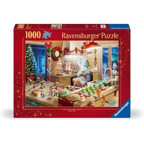 Ravensburger Merry Nerchief 1000 قطعة ألغاز العطلة بانوراما للبالغين - 12000718 - أدوات مصنوعة يدويًا ، مصنوعة في ألمانيا ، كل قطعة تتناسب معًا بشكل مثالي