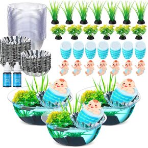WinnerWhy 24 Set Passover Crafts Baby Mosees Bible Felt Craft Kits Pesach Seder Decorations Passover Gifts Pesach Passover Activity for Sunday School