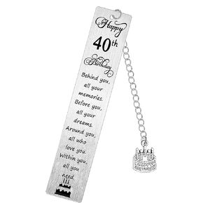 Happy 30th Birthday Bookmark Inspirational Bookmark Gifts for Women Men Best Friends Behind You All Your Memories Bookmark Book Lover Bookmark