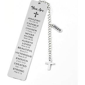 Easter Basket Stuffers for Teens Baptism Gifts for Girl Graduation Gifts for Her First Communion Gift for Girls Confirmation Gifts for Teen Girls Bookmarks for Women Christmas Birthday Gift for Teen