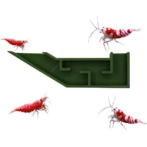 Aquarium Shrimp Party Tunnel, Includes Exquisite VIP Room and Two Entrances, Tunnel Cave for Shrimplets to Rest and Hide, Decor Hideaway Tunnel Made from Canada (Black)
