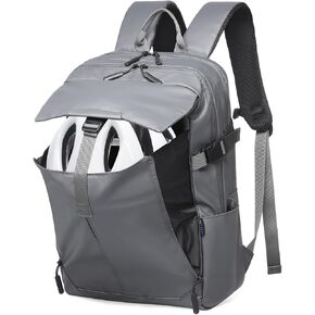 Expandable Laptop Backpack for Men & Women - Business, Travel & Gym Bag with Ball Compartment, Water-Resistant