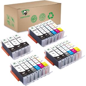 Compatible PGI-270XL CLI-271XL Ink Cartridges, Replacement 270 271 Ink Cartridge for Use with Pixma MG7720 TS8020 TS9020 Printers - 3 Sets + 3 PGBK W/Gray (6PGBK 3Bk 3C 3M 3Y 3GY) in Kuwait
