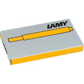 Lamy T10 ink cartridge with large ink supply - large capacity cartridges in mango cartridge fountain pen models - 1 pack