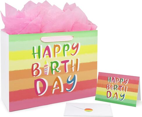 Oletx Basketball Party Favor Gift Paper Bags, Large Basketball Gift Wrap Bag with Tissue Paper for Sports Party Basketball Birthday Goodie Gifts Treat Wrapping Bags for Boys Men Kids in Saudi Arabia