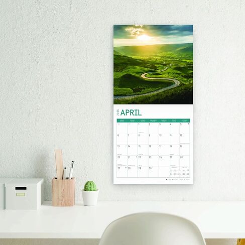 Bright Day Calendars 2025 Country Roads Monthly Wall Calendar - Beautiful Landscape Photography Gift (12 x 12 Inch) in Saudi Arabia