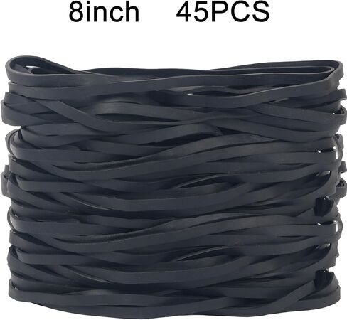Rubber Bands Garbage Can Bands Elastic Large 8inch 45Pcs Trash Cans Rubber Bands Elastics Bands for Office Supplies Home in Kuwait