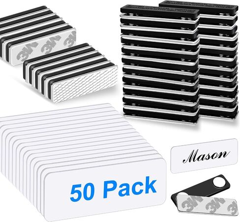 Magnetic Name Tags, 20-Pack Engravable Name Badge with Magnetic Backing, Reusable Name Tags(1" X 3") in Saudi Arabia