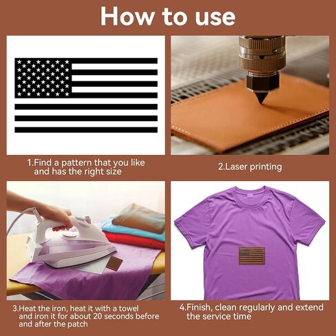 LEMIBK Blank Leatherette Hat Patches, Laserable Leather Patch with Adhesive for Heat Press,Transfer Iron-on, Sew-on, Retangle Deep Brown 34PCS in Saudi Arabia