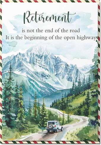 Happy Retirement Card, Retirement Gifts for Men Women, Coworker Goodbye Card, Leaving Work Card, Card For Retiring Coworker, Retirement Quote, Retirement Gift in Saudi Arabia