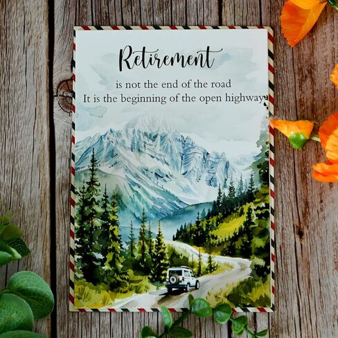 Happy Retirement Card, Retirement Gifts for Men Women, Coworker Goodbye Card, Leaving Work Card, Card For Retiring Coworker, Retirement Quote, Retirement Gift in Saudi Arabia