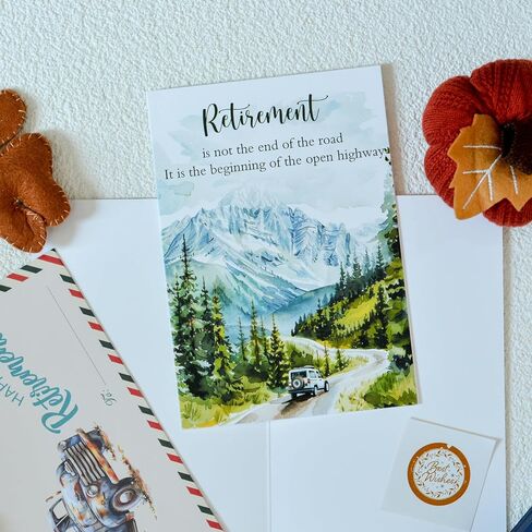 Happy Retirement Card, Retirement Gifts for Men Women, Coworker Goodbye Card, Leaving Work Card, Card For Retiring Coworker, Retirement Quote, Retirement Gift in Saudi Arabia
