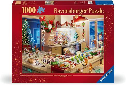 Ravensburger Merry Mischief 1000 Piece Holiday Jigsaw Puzzle for Adults - 12000718 - Handcrafted Tooling, Made in Germany, Every Piece Fits Together Perfectly in Saudi Arabia