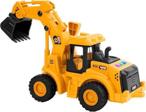 Construction Toys, Power Haulers Road Roller, 1:10 Scale 15", Real Working Parts, with Motion Drive Technology & Lights & Sounds, Indoor/Outdoor Play, Sturdy Plastic Construction, Ideal Sand/Beach Toy in Kuwait