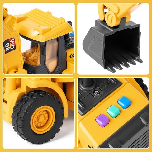 Construction Toys, Power Haulers Road Roller, 1:10 Scale 15", Real Working Parts, with Motion Drive Technology & Lights & Sounds, Indoor/Outdoor Play, Sturdy Plastic Construction, Ideal Sand/Beach Toy in Kuwait