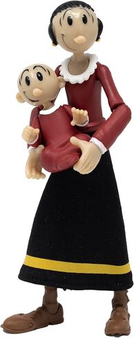 Boss Fight Studio Olive Oyl Popeye Classics Figure 1 Action Figure - تمثال مفصلي للغاية مع الملحقات بما في ذلك البازلاء Swee '، وتنورة النسيج ، والرؤوس البديلة واليد ، والقبعة القابلة للإزالة - 1:12 in Kuwait