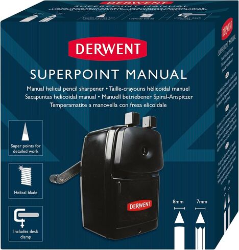 Derwent Super Point Manual Helical Pencil Sharpener (2302001) in Kuwait
