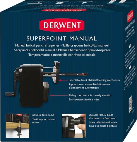 Derwent Super Point Manual Helical Pencil Sharpener (2302001) in Kuwait