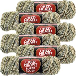 Red Heart Aspen Super Saver Yarn 6/PK 6 Pack