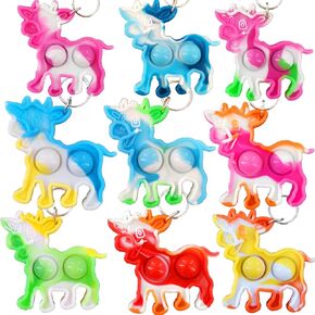 24 Packs Cow Bulk Mini Fidget Favors for Boys and Girls Birthday Party Supply and Classroom Students Rewards Prizes